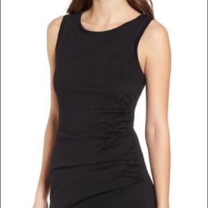 Black tank dress body con Leith from Nordstrom, S